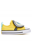 Converse Tennised Converse x Minions Chuck Taylor All Star One Strap Easy-On A21407C Kollane