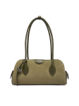 Calvin Klein K&auml;ekott Emblem Trio Suede Shoulder Bag LV04F3888G Tumeroheline