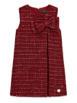 Guess Elegantne kleit K6BK09 W3994 Tumepunane Regular Fit