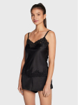 Lauren Ralph Lauren Pidžaama ILN11684 Must Regular Fit