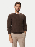 Gant Kampsun 8050601 Tumepruun Regular Fit
