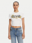 Versace Jeans Couture T-s&auml;rk 78HAHC05 Valge Slim Fit XL
