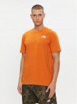 The North Face T-s&auml;rk Redbox NF0A87NV Oranž Regular Fit S