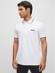 Boss Polo s&auml;rk Paddy Pro 50469102 Valge Regular Fit