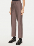 Max Mara Leisure Riidest p&uuml;ksid Quiete 2426786048 Pruun Straight Fit