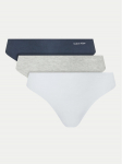 Calvin Klein Underwear Stringide komplekt Thong 3Pk 000QD5219E V&auml;rviline XL