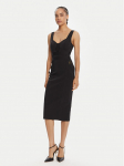 Elisabetta Franchi Kokteilikleit AB-810-56E2-V520 Must Regular Fit