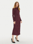 PINKO &Otilde;htune kleit 104335 A289 Bordoopunane Regular Fit