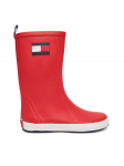 Tommy Hilfiger Kalossid Flag Rain Boot T3XC-33923-0047 D Punane