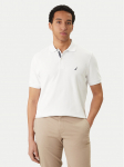 Nautica Polo s&auml;rk Cabin NCCR0110 Valge Classic Fit