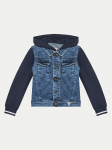 Guess Teksajakk N5GL00 D5NK0 Tumesinine Regular Fit