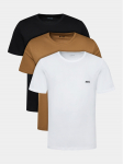 BOSS T-s&auml;rkide komplekt Tshirt Rn 3P Classic 50475284 Beež Regular Fit