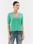 Please Kardigan M734723332 Roheline Regular Fit