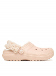 Crocs Pl&auml;tud Classic Fleece Lined Clog Quartz 211396 Roosa