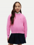 Tommy Hilfiger Kampsun KG0KG08848 Heleроosa Regular Fit