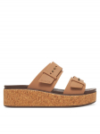 Crocs Pl&auml;tud Brooklyn Cork Buckle 211252 Beež