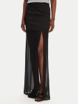 PINKO Maksiseelik Gaerzetta 104686 A2CO Must Regular Fit
