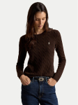 Polo Ralph Lauren Kampsun 211971865507 Pruun Slim Fit