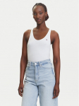 Tommy Jeans Top DW0DW20917 Valge Regular Fit