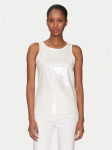 Marella Top Terzo 2513941124 Valge Slim Fit