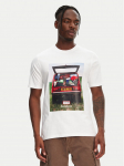 Hunter T-s&auml;rk Tomi Grapphic HARM0037251 Valge Regular Fit