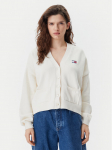 Tommy Jeans Kardigan DW0DW20257 Beež Relaxed Fit