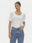 Gant T-s&auml;rk 4203491 Valge Slim Fit