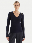 Fracomina Kampsun FR25WT7025K43301 Tumesinine Slim Fit