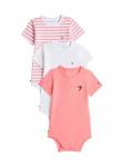 Tommy Hilfiger Laste bodide komplekt KN0KN02373 Roosa
