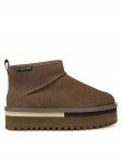 Tommy Jeans Lumesaapad Tjw Flatform Snow Boot Suede EN0EN02841 Pruun