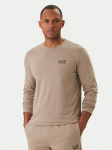 EA7 Emporio Armani Pikkade varrukatega T-s&auml;rk 8NPT28 PJVQZ U6167 Beež Slim Fit