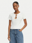 HUGO T-s&auml;rk Diheart 50562071 Valge Slim Fit