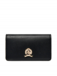 Tommy Hilfiger Rahakott Luxe Leather Med Flap AW0AW16576 Must
