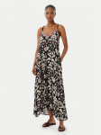 LOLA CASADEMUNT Suvekleit LS2616027 Must Regular Fit