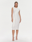 Rinascimento Kokteilikleit CFC0019379002 Valge Regular Fit