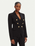 Balmain Pintsak DF1SG008VB00 Must Regular Fit