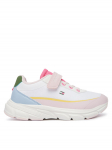 Tommy Hilfiger Tossud Low Cut Lace-Up/Velcro Sneaker T1A9-35107-1861 S V&auml;rviline