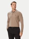 BOSS Polo s&auml;rk Plisy 50536609 Roheline Regular Fit