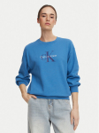 Calvin Klein Jeans Pluus Monologo LV047B234G Sinine Relaxed Fit