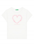 United Colors Of Benetton T-s&auml;rk 3JERG10J3 Valge Regular Fit