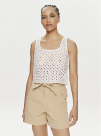 United Colors Of Benetton Top 58BHDH00L Valge Slim Fit M