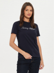 Tommy Hilfiger T-s&auml;rk Script WW0WW43459 Tumesinine Regular Fit M