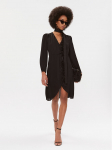 TWINSET Kokteilikleit 232TP2350 Must Regular Fit