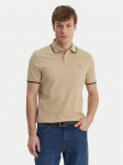 Tommy Hilfiger Polo s&auml;rk Pique MW0MW42749 Beež Regular Fit