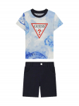 Guess Komplekti kuuluvad t-s&auml;rk ja spordi&scaron;ortsid N6GG00 K8HM4 Tumesinine Regular Fit