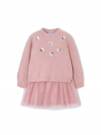 Mayoral Kootud kleit 4918 Roosa Regular Fit