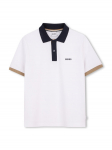 BOSS Polo s&auml;rk J52955 D Valge Regular Fit