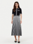 KARL LAGERFELD Kootud kleit A1W13026 Must Regular Fit XS