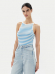 Pieces Top Jane 17155477 Sinine Slim Fit