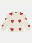 United Colors Of Benetton Kampsun 1076H102A Valge Regular Fit
